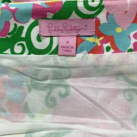Lilly Pulitzer Mariposa Callie Scalloped Edge Skirt 8‎ - Picture 5 of 7